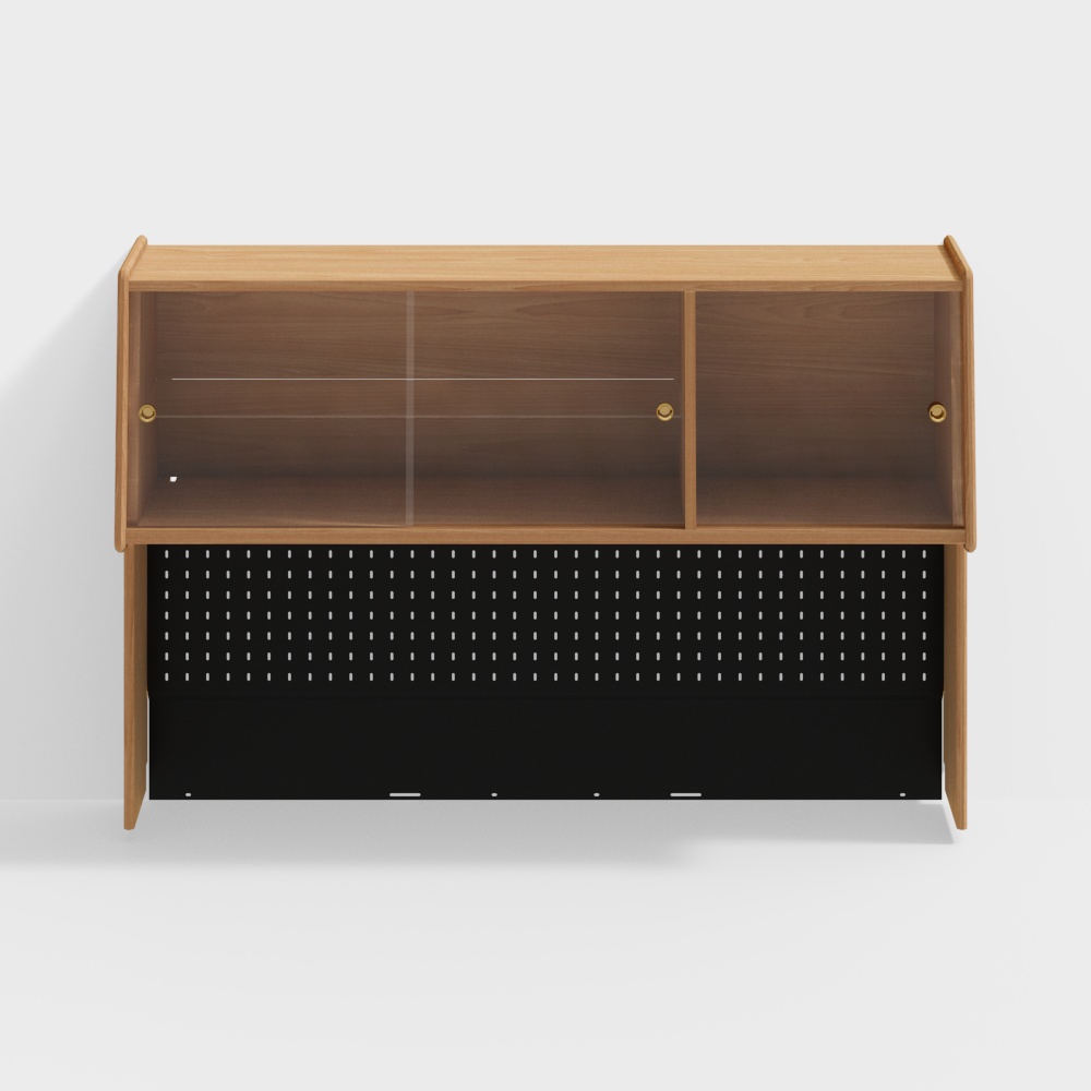 Two Black Furniture is used as a piggy bank. The side Cabinet is full of 160cm cherry wood on the upper Cabinet
