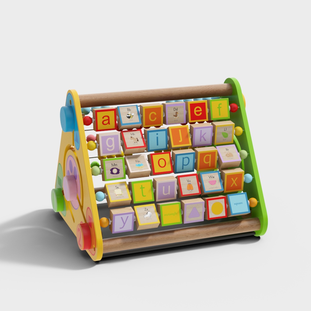 Colorful ABC Learning Toy 3D model