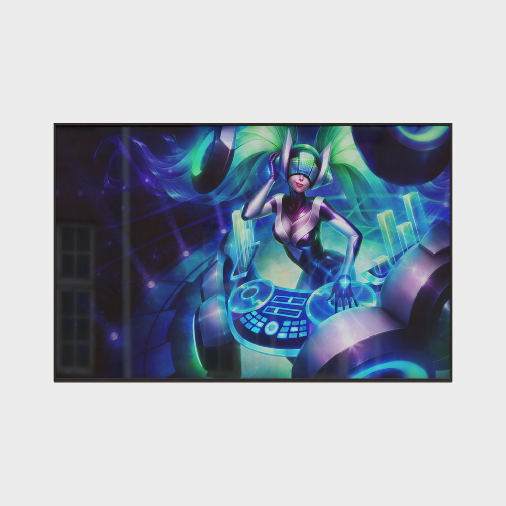 Anime City Decorative Painting
