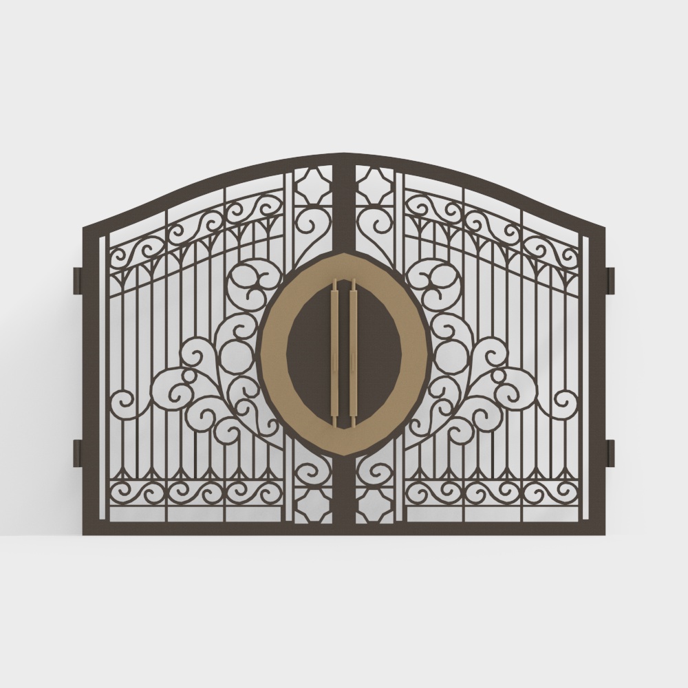 Art Nouveau Gate 3D model