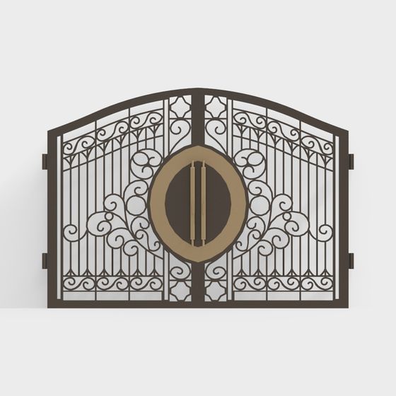 Art Nouveau Gate 3D model