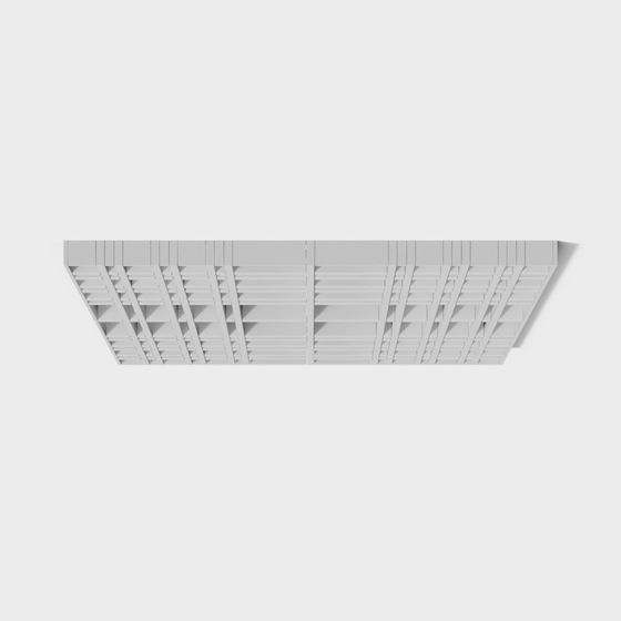 Stylish Geometric Ceiling 3D Model for Creative Projects