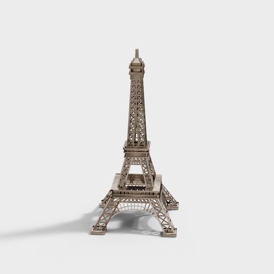 Classic Eiffel Tower 3D Model for Creative Projects