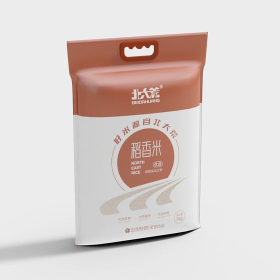 Beidahuang Rice Bag 3D model for Creative Projects