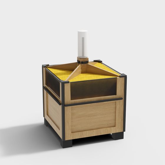 Urban Oasis Plant Stand 3D model for Modern Spaces