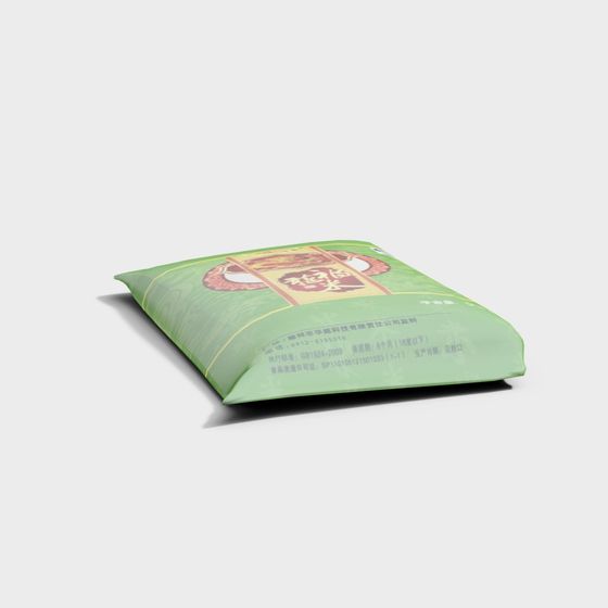 Realistic Rice Bag 3D model for Creative Projects