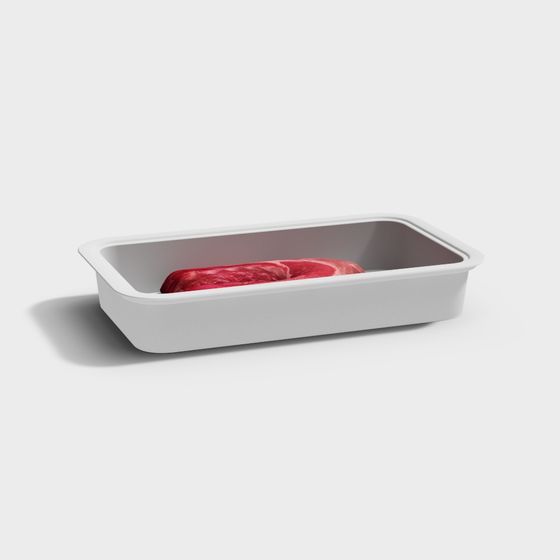 Realistic Meat Platter 3D model