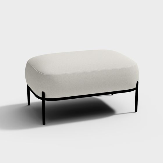 Urban Comfort Ottoman 3D model