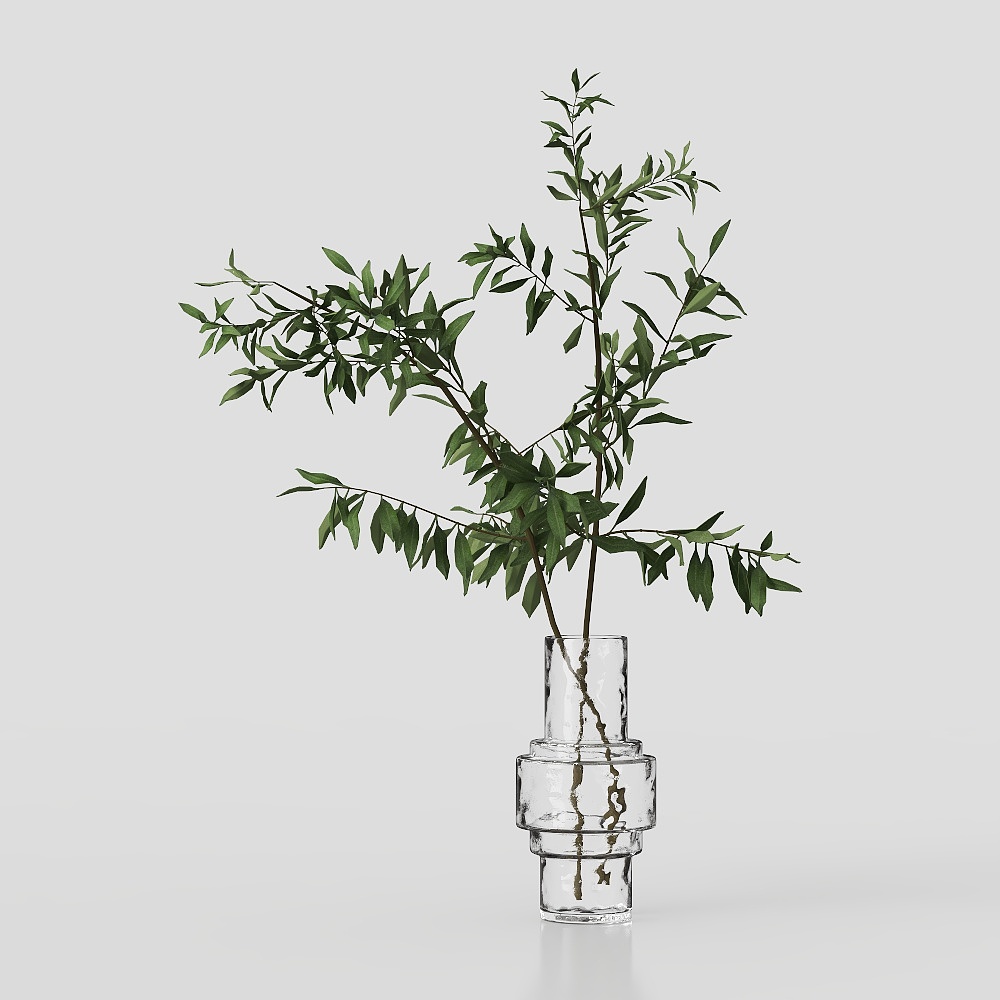 モダンな植物の装飾