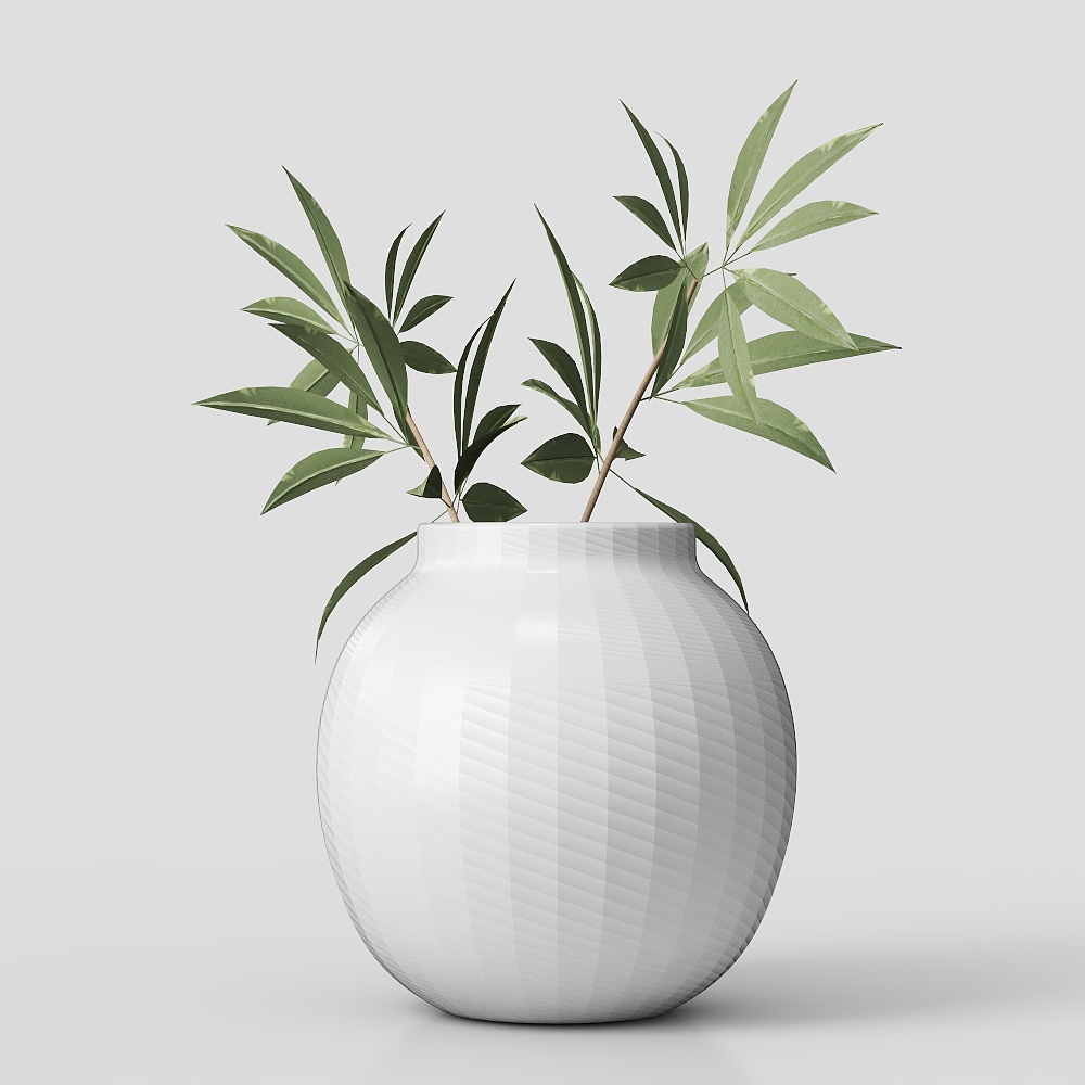 モダンな植物の装飾