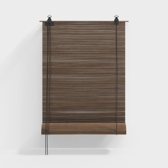 Unique Bamboo Curtain 3D model for Interior Design