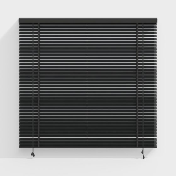 Minimalist Louvers 3D model in Low-Poly Style