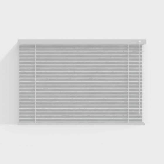 Low Poly Shutter 3D Model - Modern Aesthetic