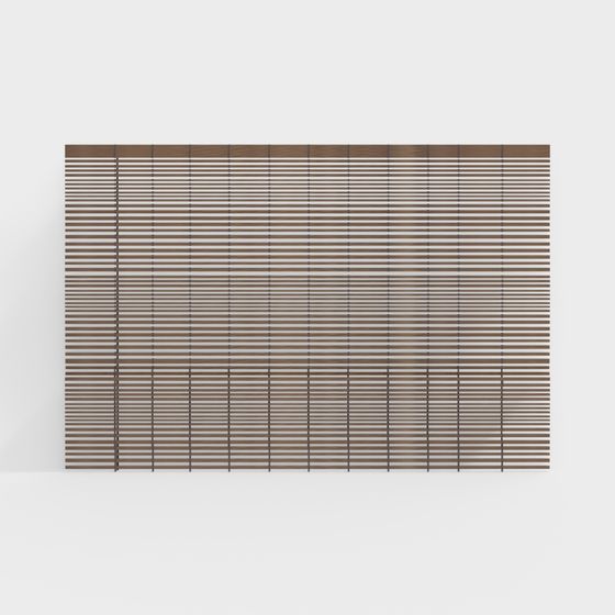 Sleek Wooden Blinds 3D model for Contemporary Spaces