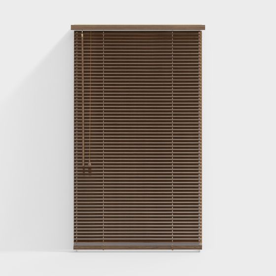 Realistic Wooden Shutter 3D model