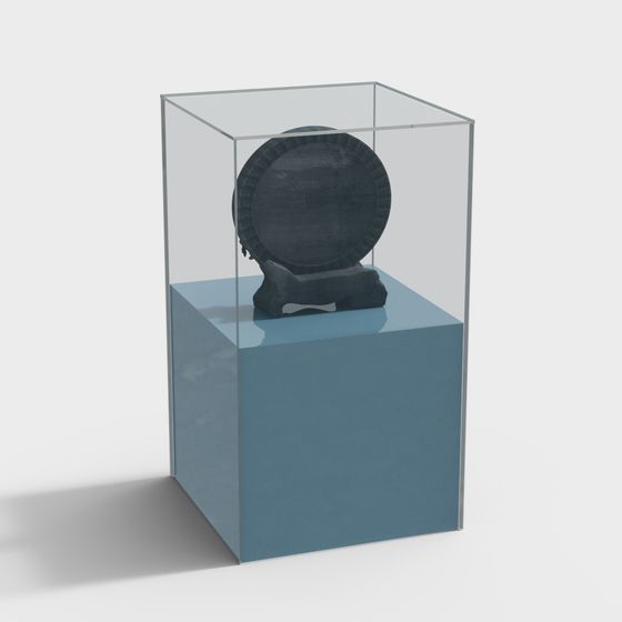 Antique Stone Wheel 3D Model