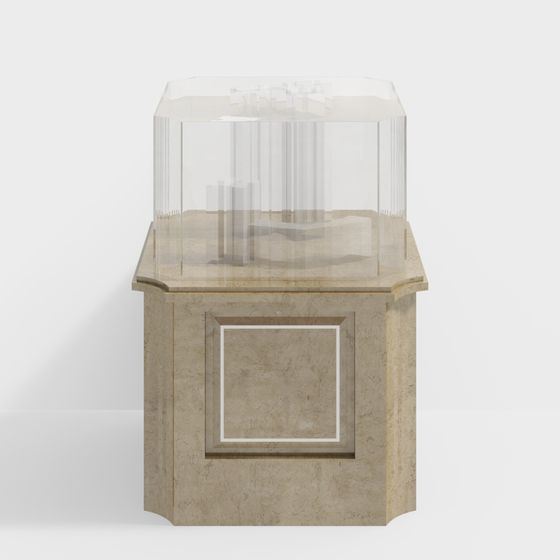 Elegant Showcase 3D model for Modern Design