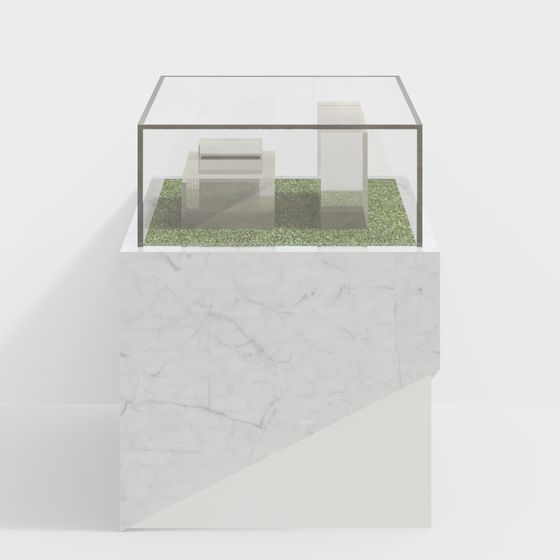 Urban Oasis 3D model with Low Poly and High Detail Design