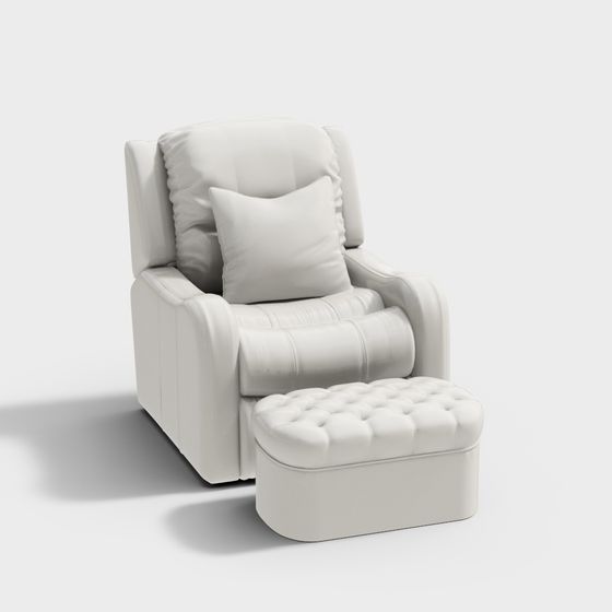 Cozy Relax Chair Set 3D model