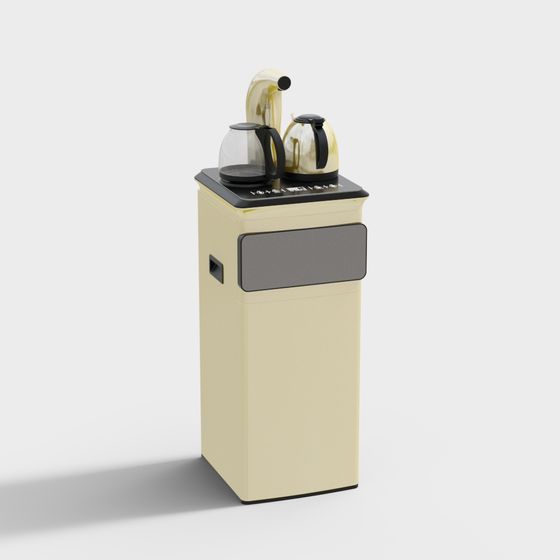 Coffee Corner 3D model - Modern Minimalist Design