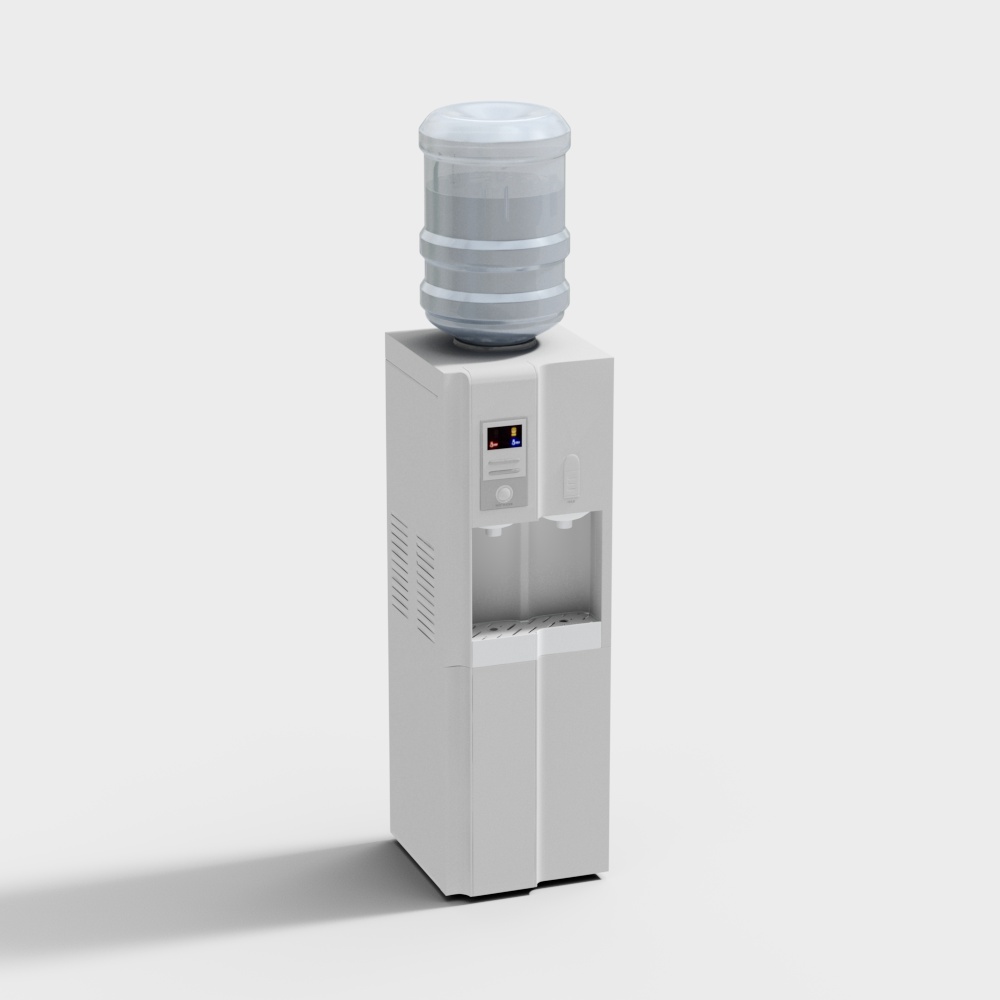 Modern Low-Poly Water Dispenser 3D model
