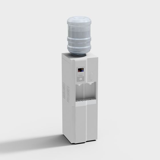Modern Low-Poly Water Dispenser 3D model