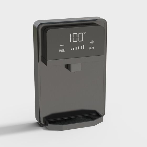Smart Temperature-Controlled Water Dispenser 3D model for Modern Interiors
