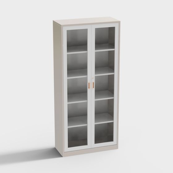 Modern Minimalist Bookshelf 3D model