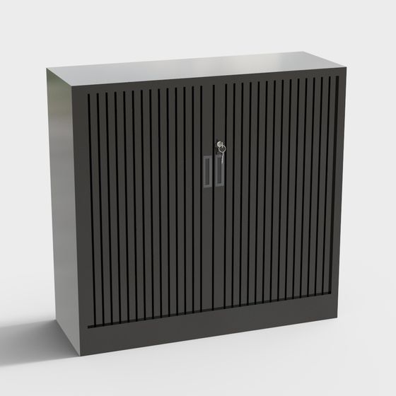 Industrial Metal Storage Cabinet 3D model