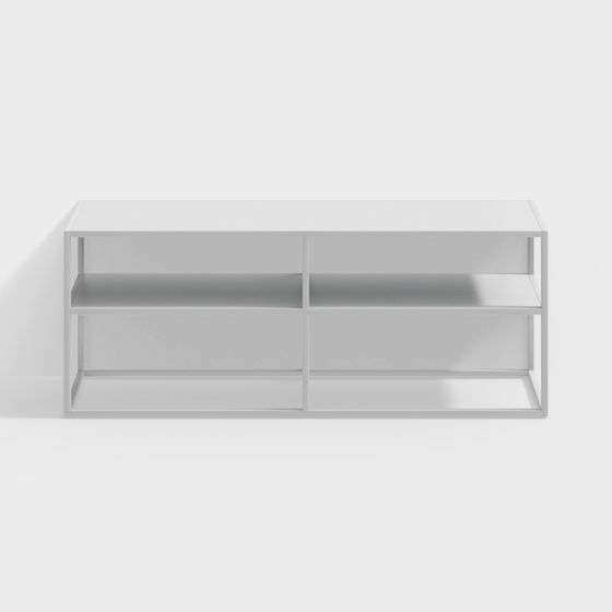Minimalist Bookshelf 3D model