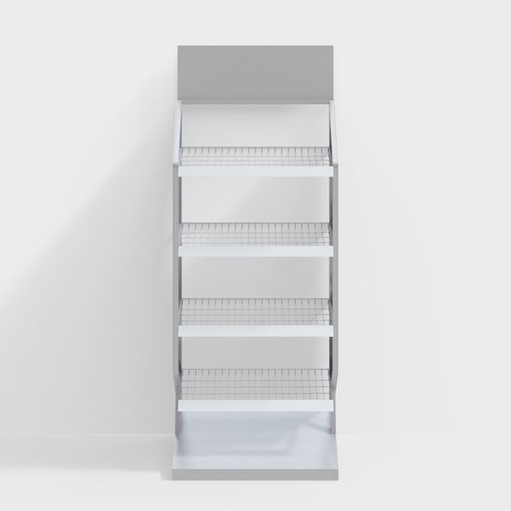 Modern Minimalist 3D Shelf Model