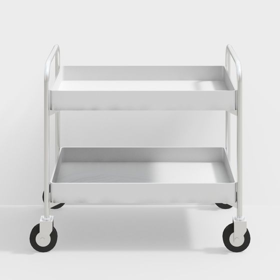 Minimalist Utility Cart 3D model