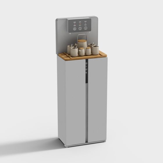 Stylish Water Dispenser 3D model for Modern Spaces