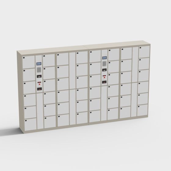 Modern Smart Storage Cabinet 3D model