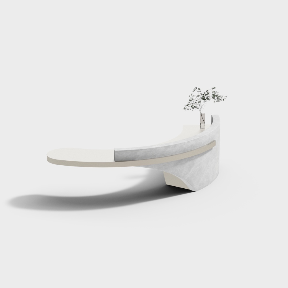 Modern office space front desk