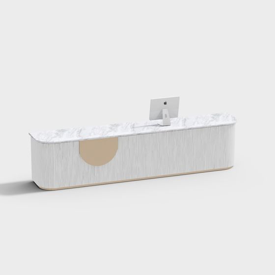Urban Office Desk 3D model