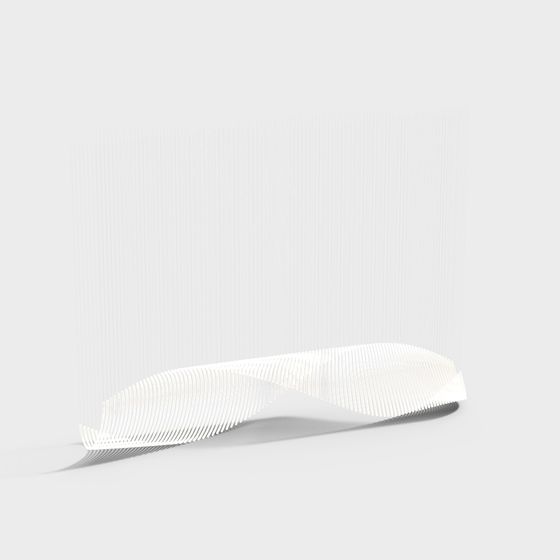 Streamlined Chair 3D model