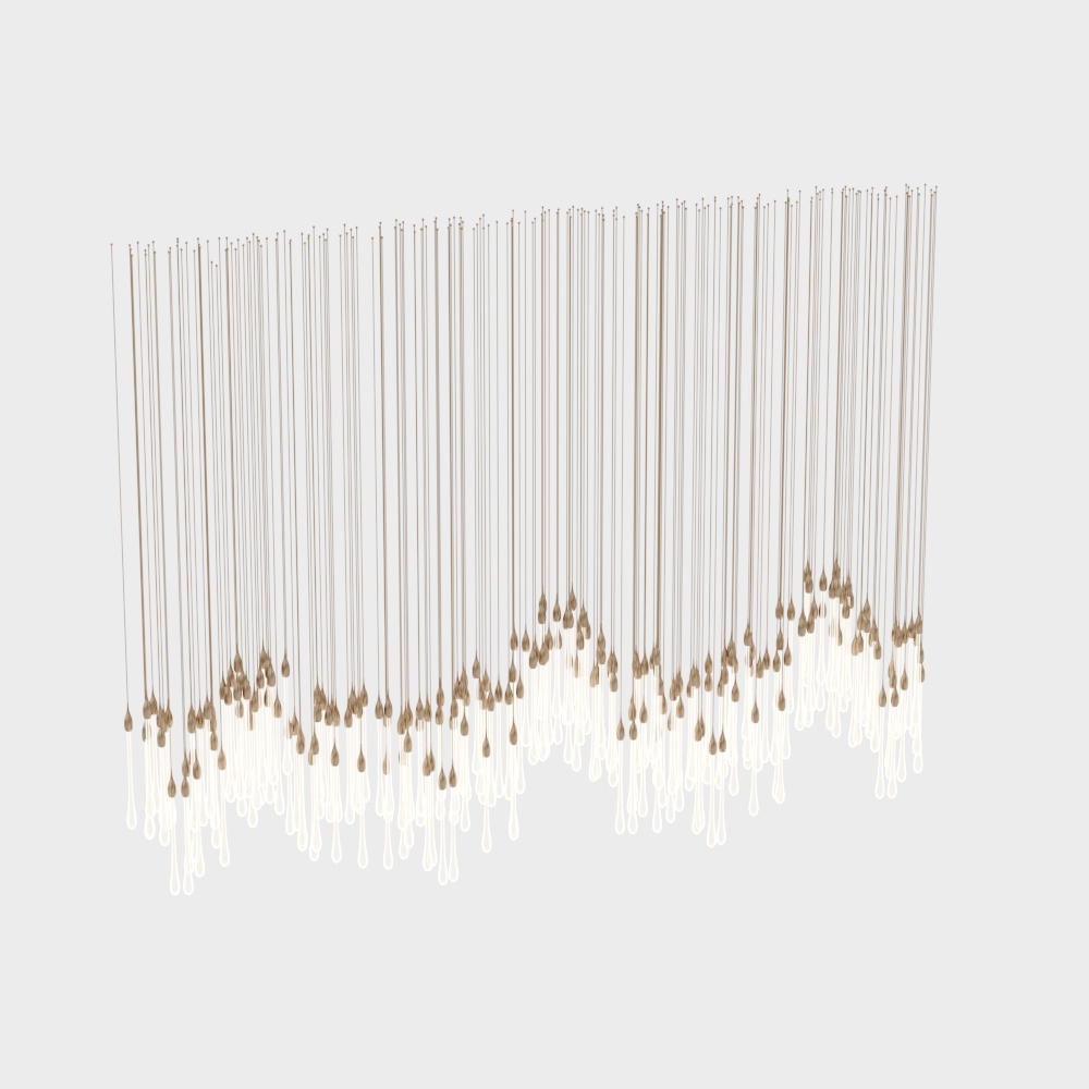 Hotel lobby art chandelier