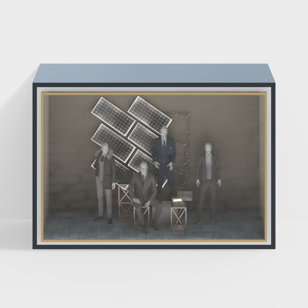 clothing store window