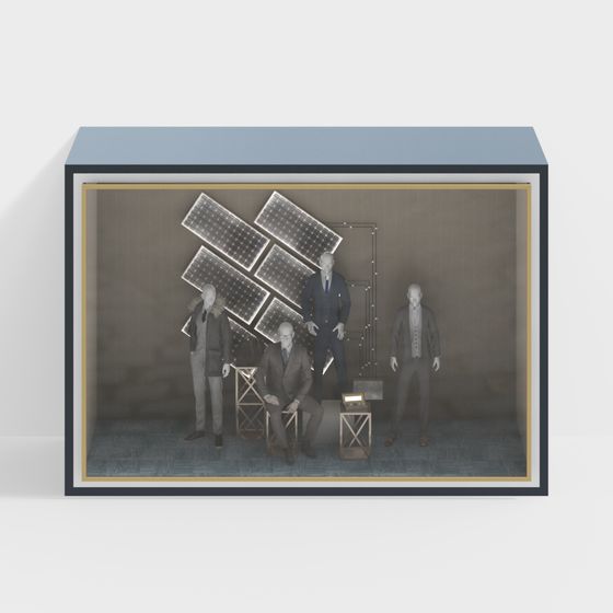 Futuristic Office 3D model for Designers and Developers