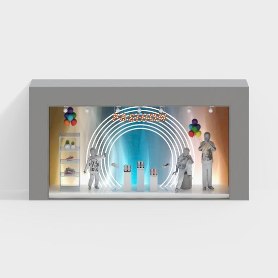 Fashion Showcase 3D model