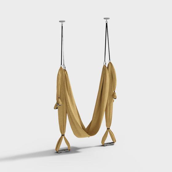 Hanging Yoga Hammock 3D model