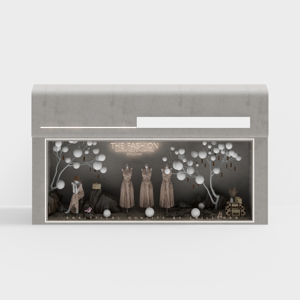 clothing store window