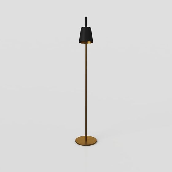 lámpara de pie de tienda de ropa