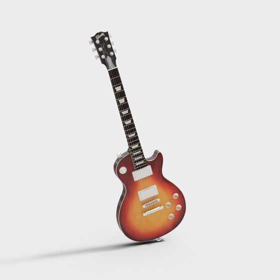 Classic Guitar 3D Model for Design and Gaming