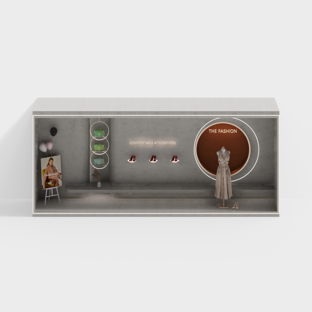 clothing store window