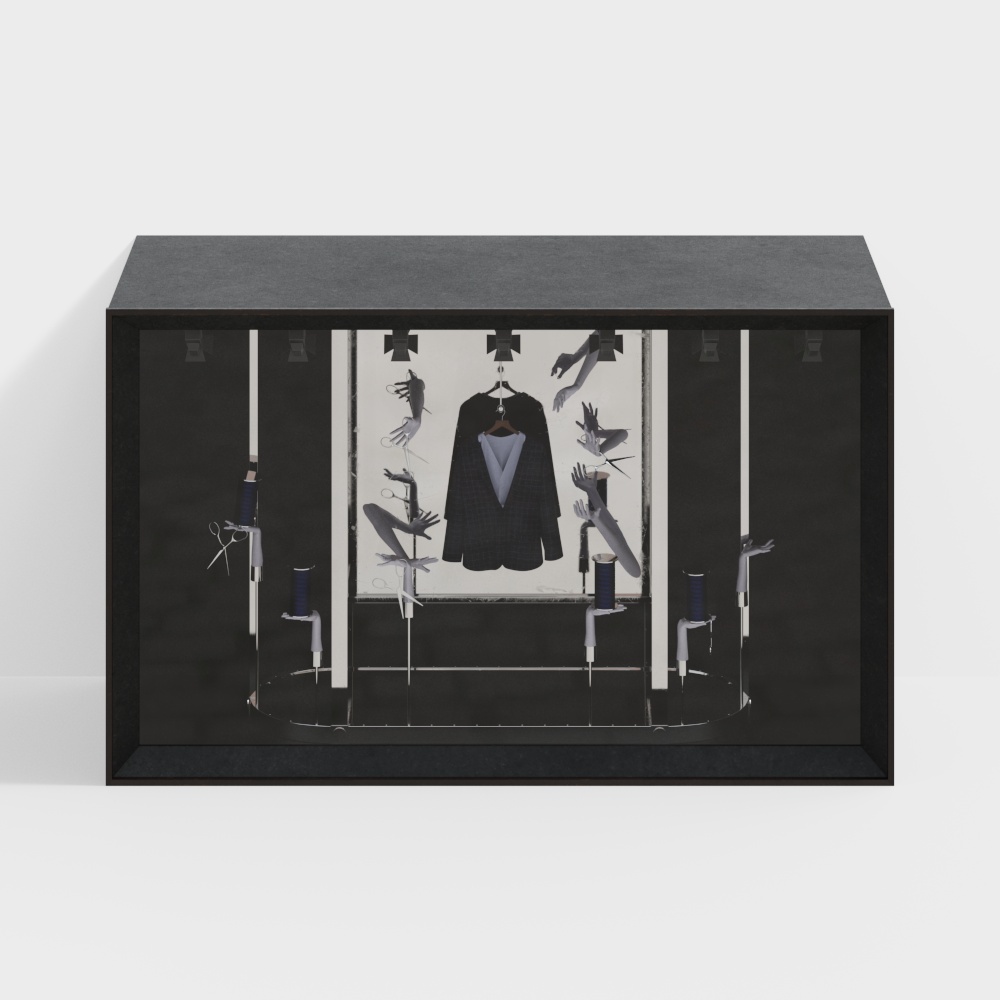 Modern simple display window