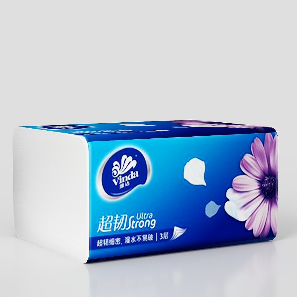 Vinda Ultra Strong Tissue Box 3D model