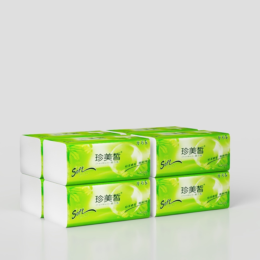 Papier tissu de supermarché