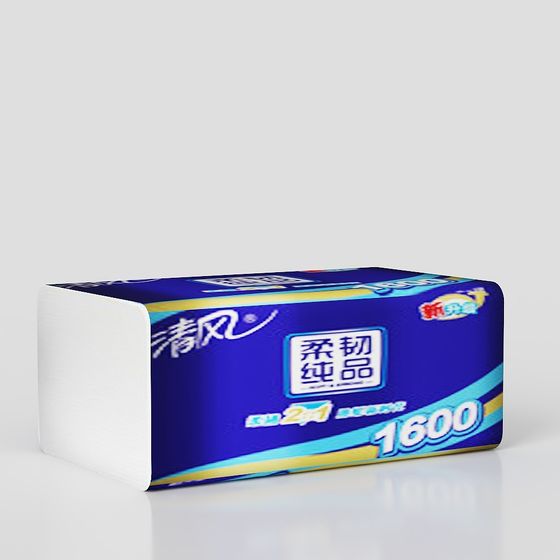 Low Poly Tissue Box 3D model
